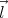 ⃗l