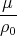 μ
---
ρ0